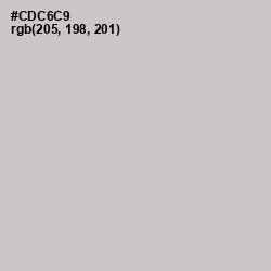 #CDC6C9 - Pumice Color Image