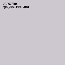 #CDC7D0 - Ghost Color Image