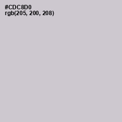 #CDC8D0 - Ghost Color Image