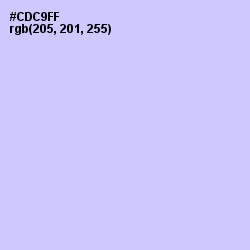 #CDC9FF - Periwinkle Color Image