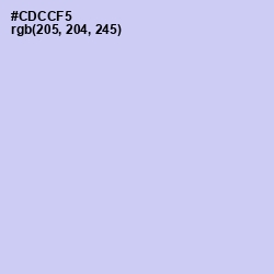 #CDCCF5 - Periwinkle Color Image