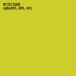 #CDCD2B - Bird Flower Color Image