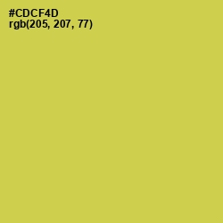 #CDCF4D - Wattle Color Image