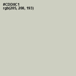 #CDD0C1 - Sea Mist Color Image