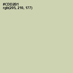 #CDD2B1 - Green Mist Color Image