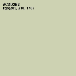 #CDD2B2 - Green Mist Color Image