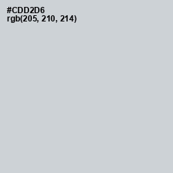 #CDD2D6 - Conch Color Image