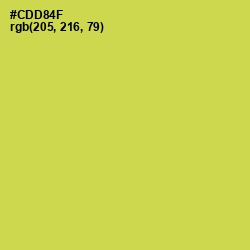 #CDD84F - Wattle Color Image