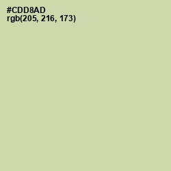 #CDD8AD - Green Mist Color Image