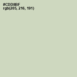 #CDD8BF - Pale Leaf Color Image