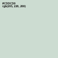 #CDDCD0 - Paris White Color Image