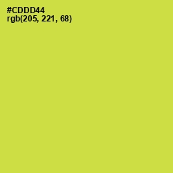 #CDDD44 - Wattle Color Image