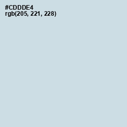 #CDDDE4 - Botticelli Color Image