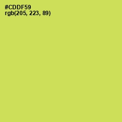 #CDDF59 - Wattle Color Image