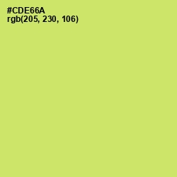 #CDE66A - Yellow Green Color Image