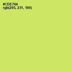 #CDE764 - Yellow Green Color Image