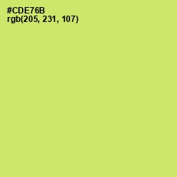 #CDE76B - Yellow Green Color Image