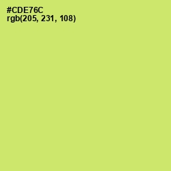 #CDE76C - Yellow Green Color Image