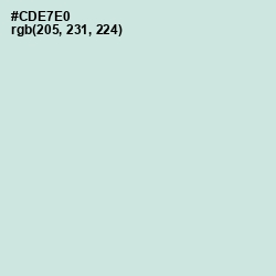 #CDE7E0 - Jagged Ice Color Image
