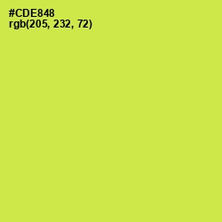 #CDE848 - Wattle Color Image