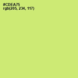 #CDEA75 - Yellow Green Color Image