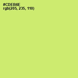 #CDEB6E - Yellow Green Color Image