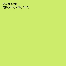 #CDEC6B - Yellow Green Color Image