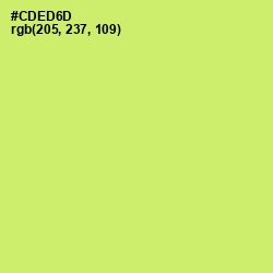 #CDED6D - Yellow Green Color Image