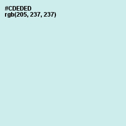 #CDEDED - Jagged Ice Color Image