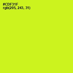 #CDF31F - Las Palmas Color Image