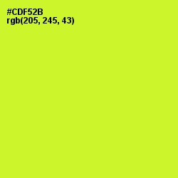 #CDF52B - Pear Color Image