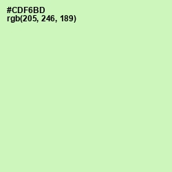 #CDF6BD - Gossip Color Image