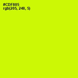 #CDF805 - Electric Lime Color Image