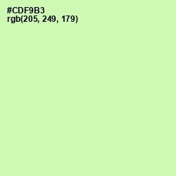 #CDF9B3 - Gossip Color Image