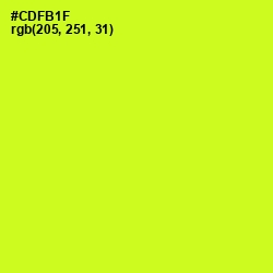 #CDFB1F - Las Palmas Color Image