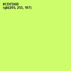 #CDFD6B - Sulu Color Image