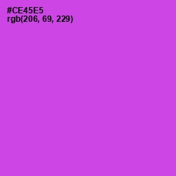 #CE45E5 - Fuchsia Pink Color Image