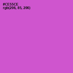 #CE55CE - Fuchsia Pink Color Image