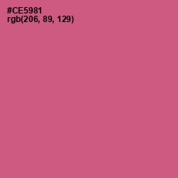 #CE5981 - Mulberry Color Image