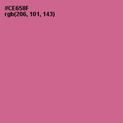 #CE658F - Charm Color Image