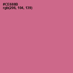 #CE688B - Charm Color Image