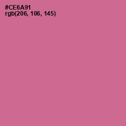 #CE6A91 - Charm Color Image