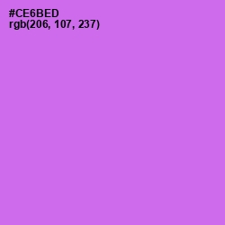 #CE6BED - Heliotrope Color Image