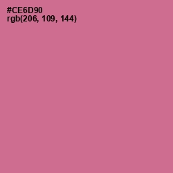 #CE6D90 - Charm Color Image