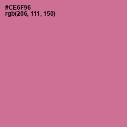 #CE6F96 - Charm Color Image