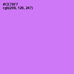 #CE78F7 - Heliotrope Color Image