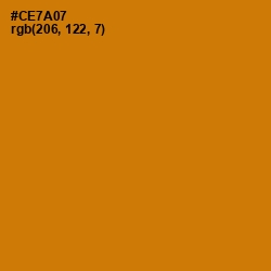 #CE7A07 - Meteor Color Image