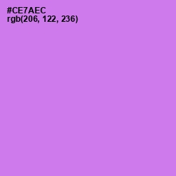 #CE7AEC - Heliotrope Color Image