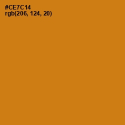 #CE7C14 - Meteor Color Image