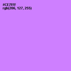#CE7FFF - Heliotrope Color Image